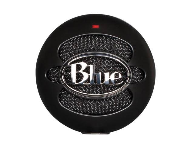 BLUE MICROPHONES Snowball iCE Microfone USB Versátil - Preto (SNOWBALL iCE Black) com Pop Shield Microfone Pop Universal Pop Filter Wind Screen com Suporte de Mic Clip