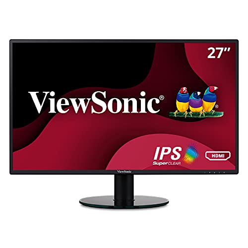 Viewsonic VA2719-2K-SMHD 27 polegadas IPS 2K 1440p Monitor LED sem moldura com HDMI