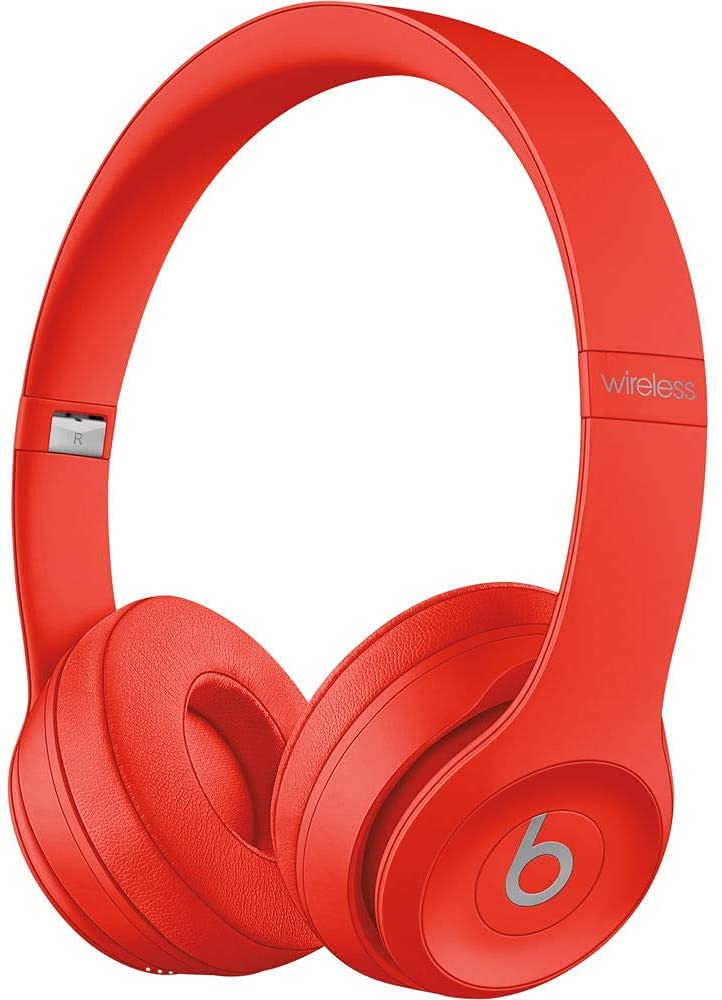 Beats por Dr. Dre - Solo3 Wireless On-Ear Headphones - (Citrus Red) (Renovado)