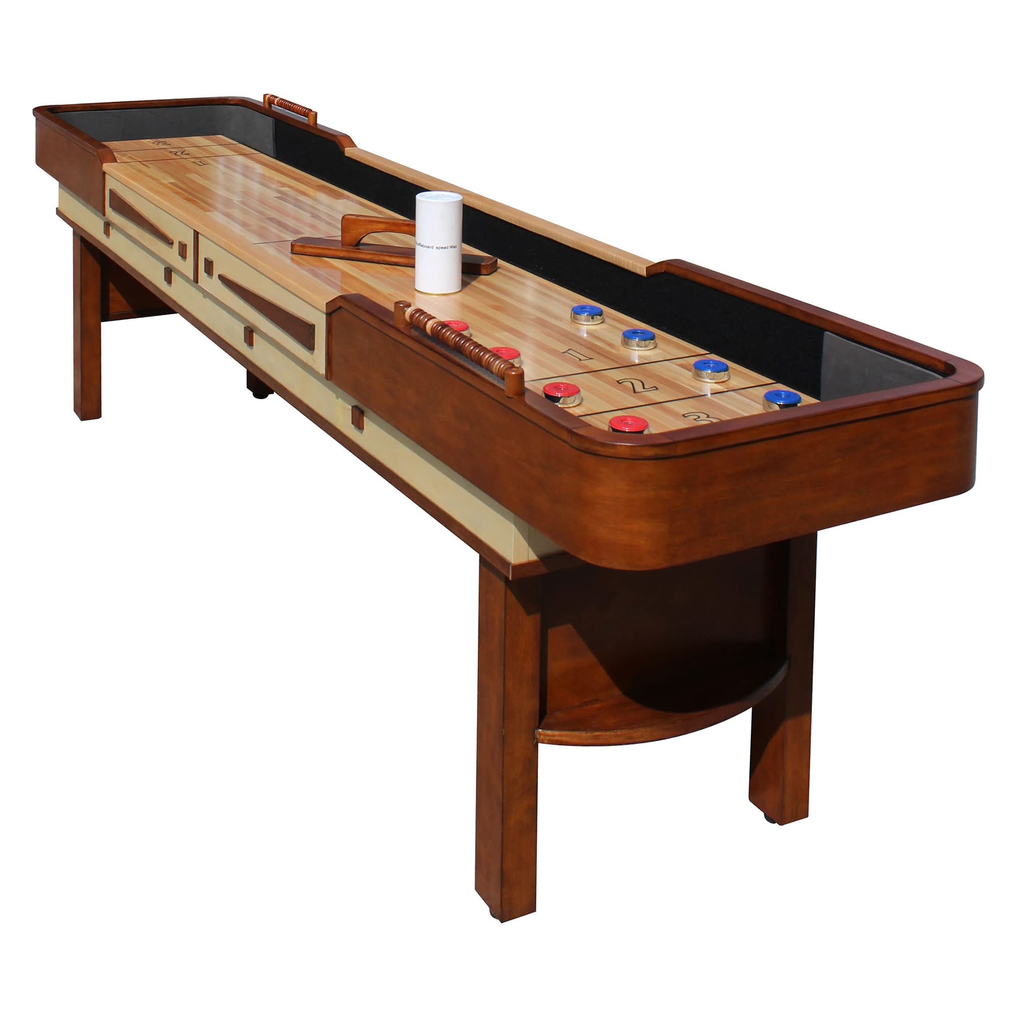 Hathaway Merlot 12-ft Shuffleboard Table for Fam...