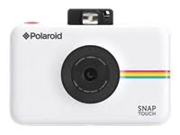 Polaroid Câmera digital Snap Touch Instant Print com display LCD (branco) com tecnologia de impressão Zink Zero Ink