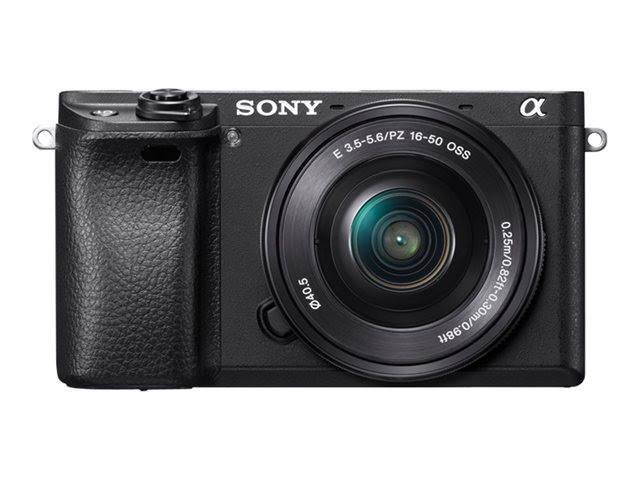 Sony Câmera digital sem espelho Alpha a6300 com lente de 16-50 mm