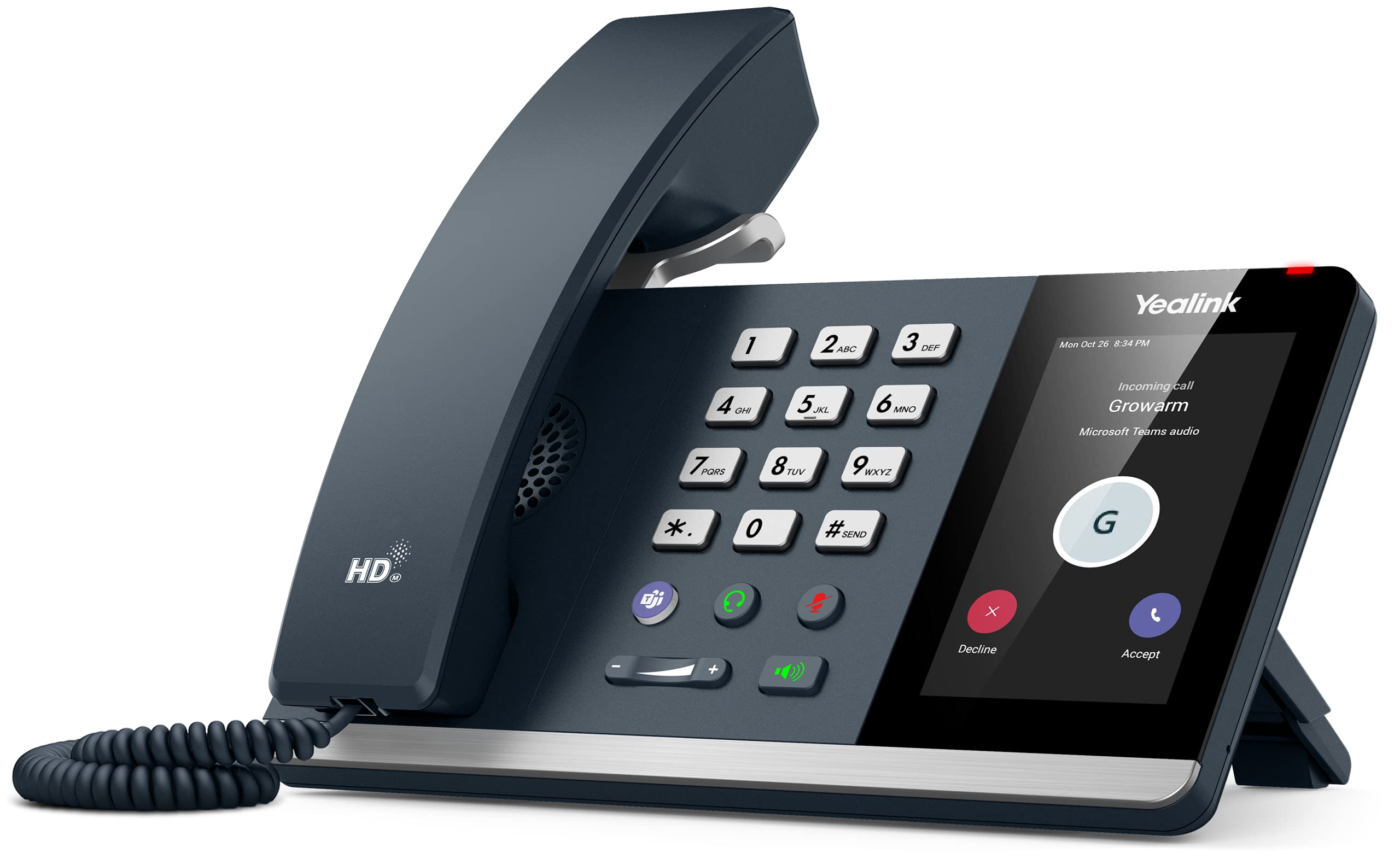 Yealink MP54-TEAMS Telefone IP econômico para equipes