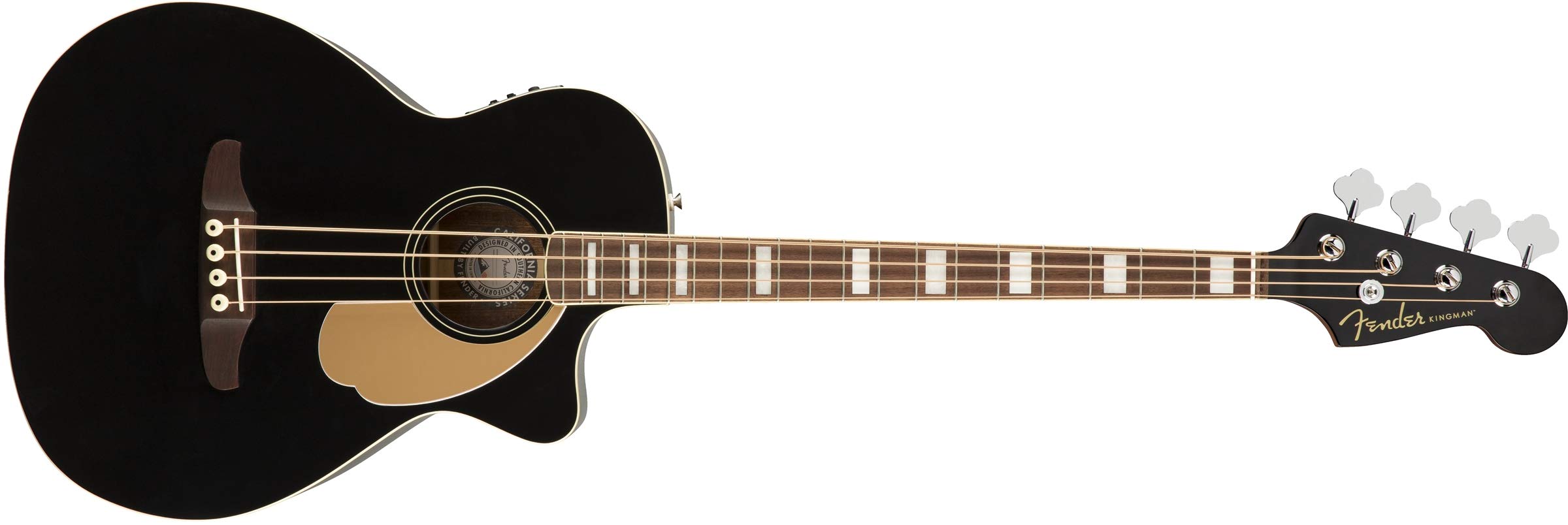 Fender Baixo acústico Kingman (V2) - preto - com bolsa ...