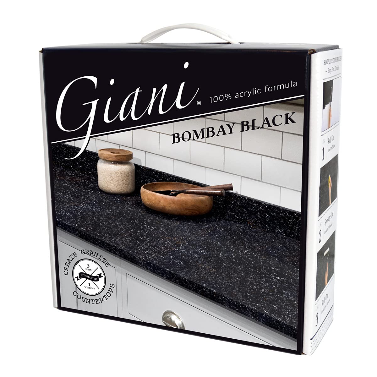 Giani Granite Kit de pintura de bancada 2.0- 100% acrílico