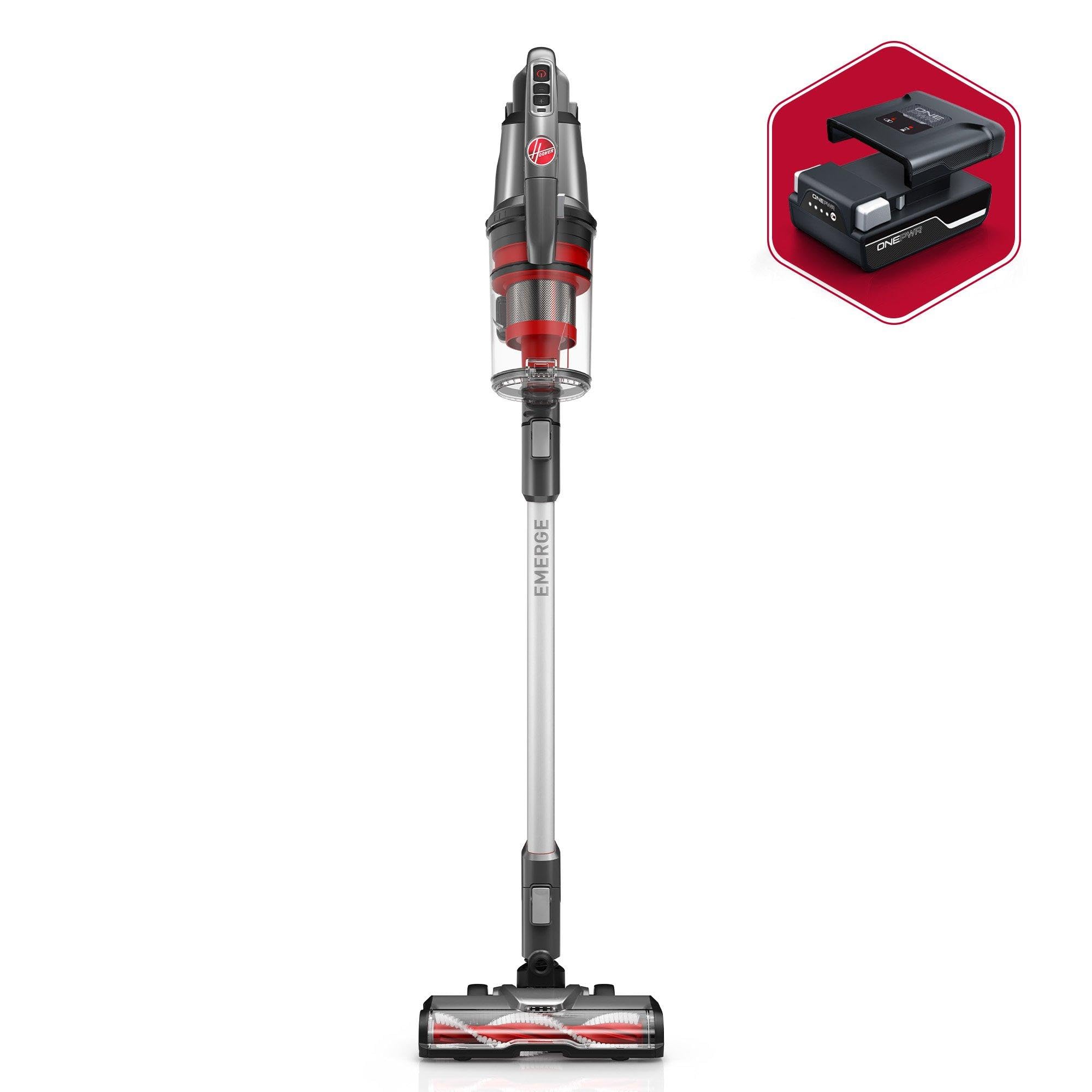 Hoover ONEPWR Emerge Pet Cordless Lightweight Stick Vacuum com bocal de rolo de escova dupla para todo o terreno