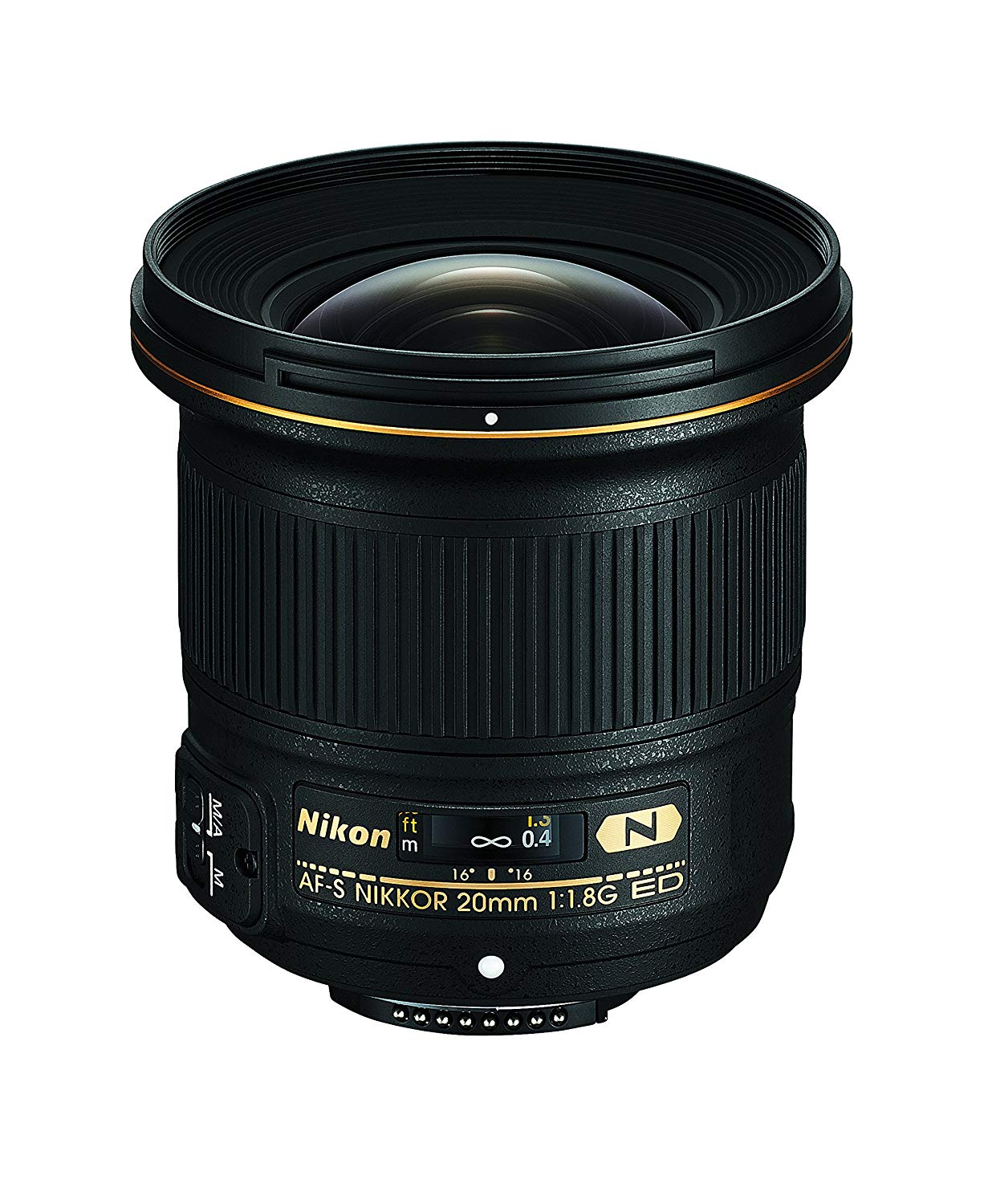Nikon Lente fixa AF-S FX NIKKOR 20 mm f / 1.8G ED com f...