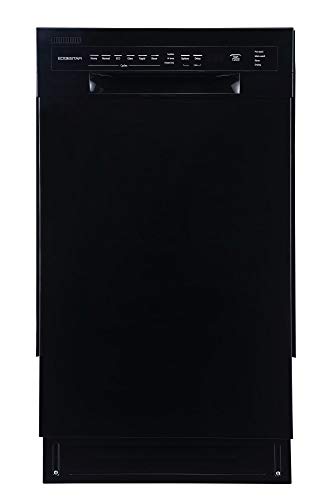 EdgeStar BIDW1802 Máquina de lavar louça embutida de 18 polegadas de largura 8 talheres Energy Star com classificação