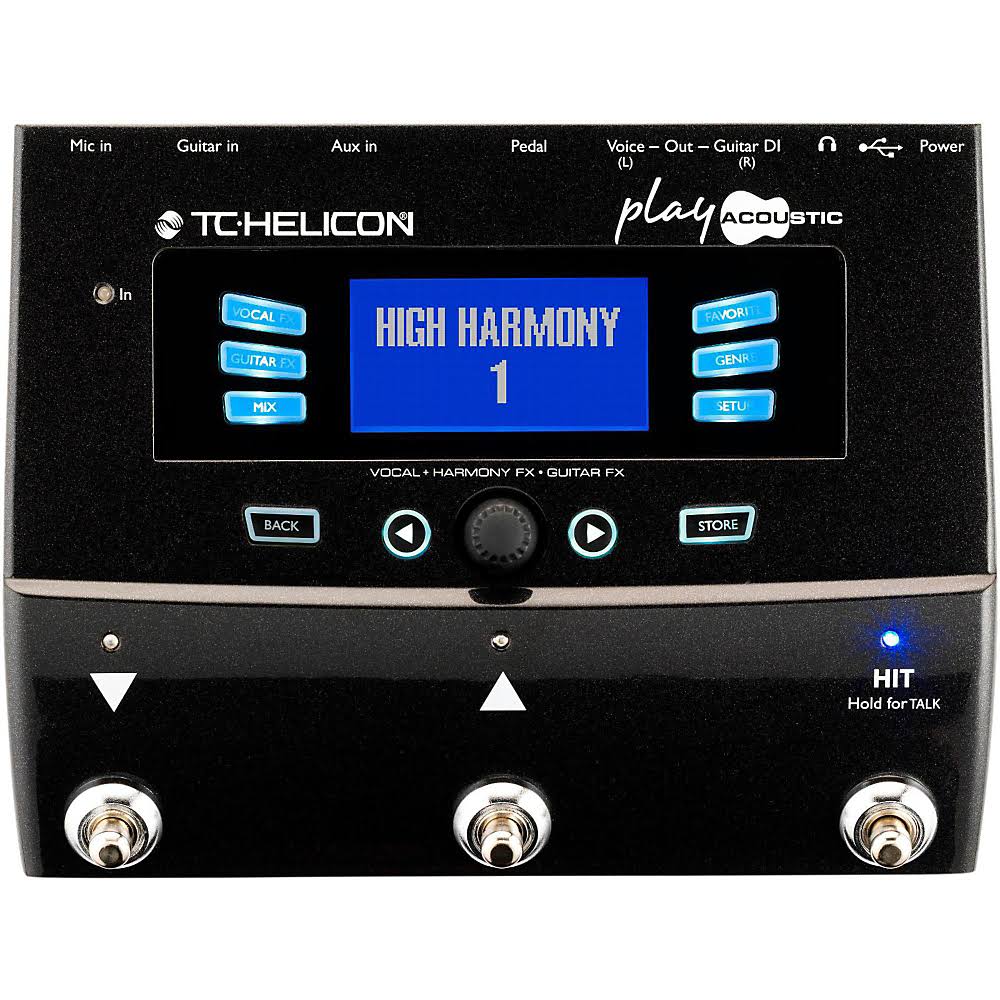 TC Helicon Tocar processador de efeitos vocais acústicos