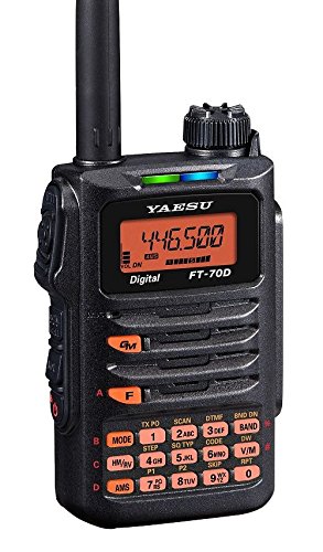 Yaesu FT-70DR FT-70 Transceptor de Mão Digital/Analógico Original 144/430 MHz - C4FM / FDMA - Garantia do Fabricante de 3 Anos