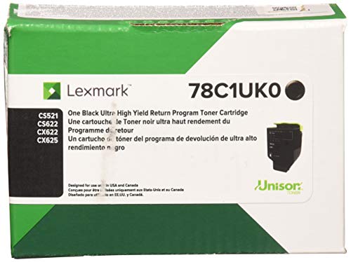 Lexmark 78C1UK0 Cartucho de Toner Programa de Devolução de Ultra Alto Rendimento