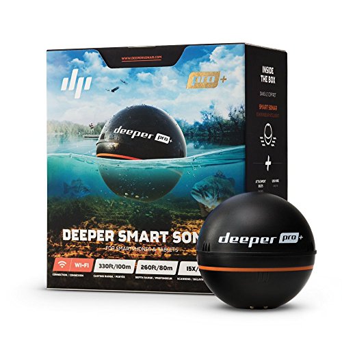 Deeper Smart Sonar PRO+ - Localizador de peixes Wi-Fi p...