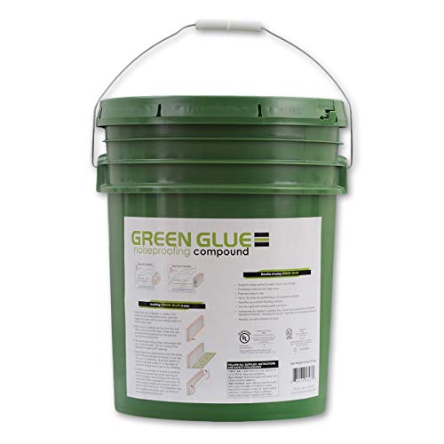 Green Glue Noiseproofing Compound - Balde de 5 galões