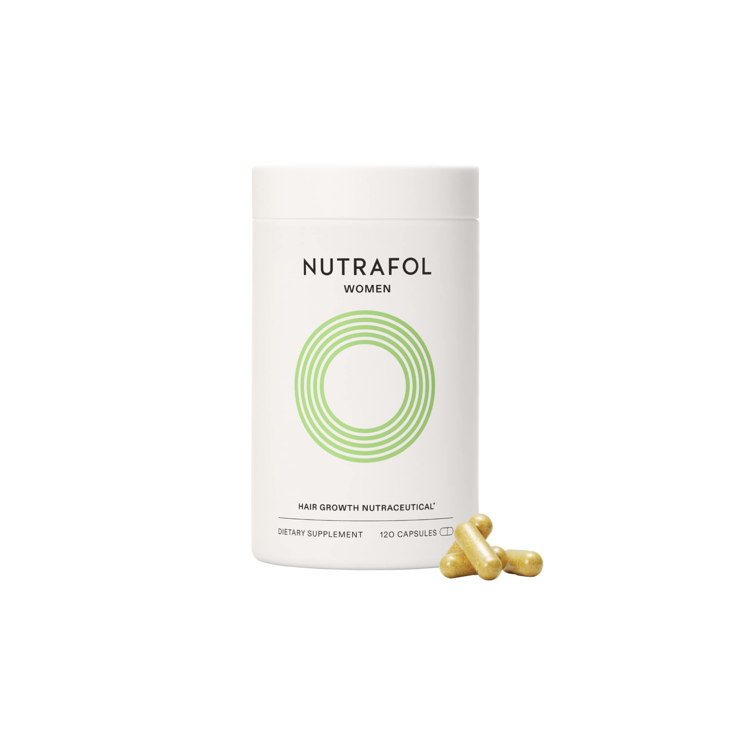  Nutrafol Suplemento de crescimento de cabelo feminino | Idade 18-44 | Comprovado clinicamente para cabelos visivelmente mais grossos e fortes | Dermatologista Recomendado | 1 Garrafa | Fornecimento de...