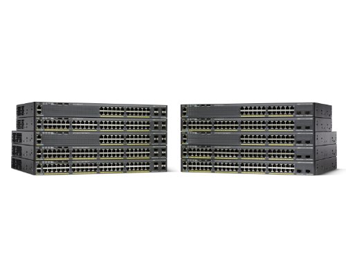 Cisco Catalyst WS-C2960X-24PS-L Switch Ethernet de 24 portas com PoE de 370 watts