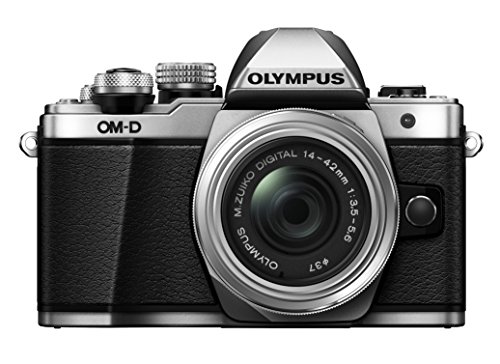 Olympus Câmera digital sem espelho OM-D E-M10 Mark II com lente R de 14-42 mm II (prata)
