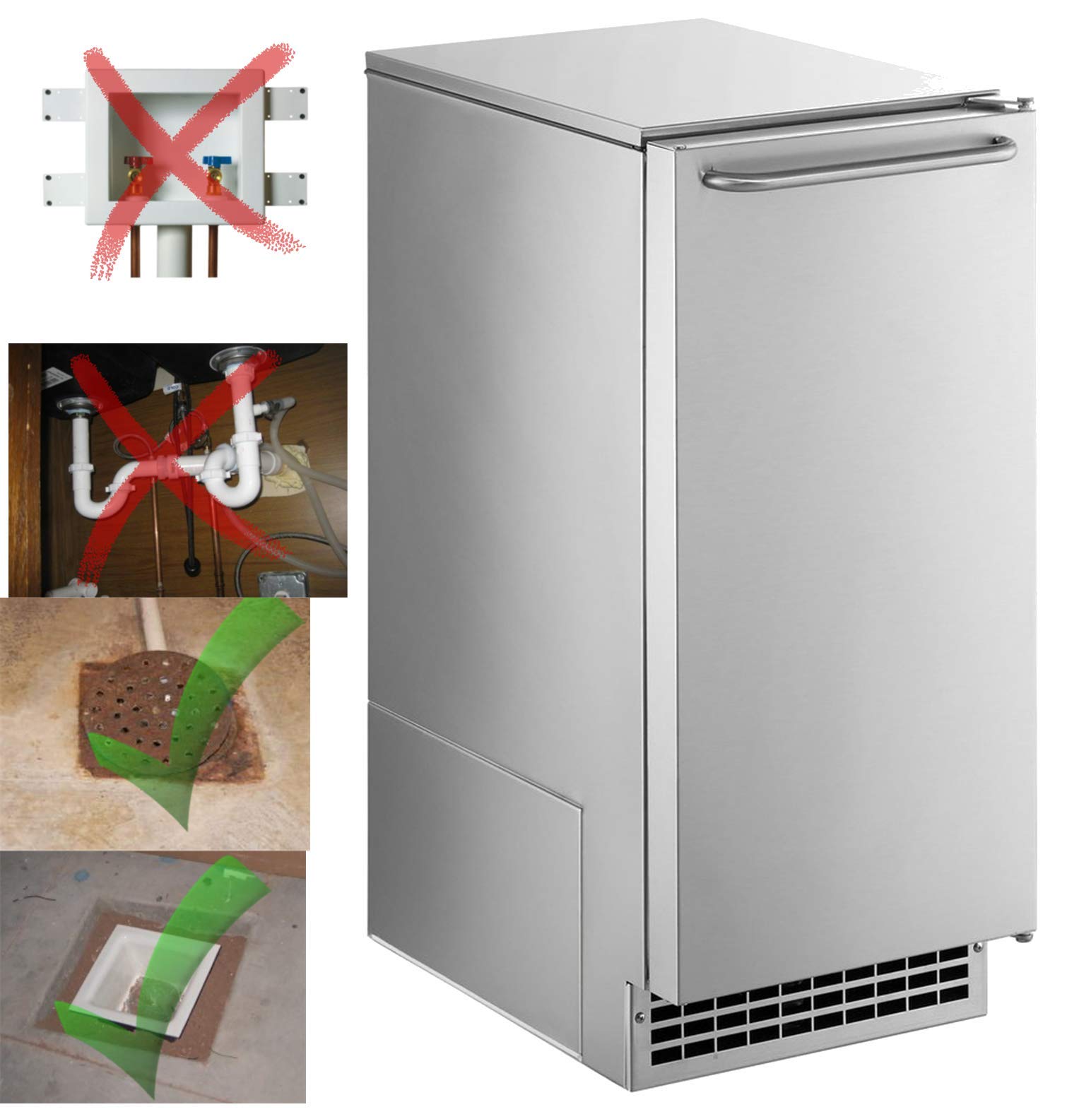 Scotsman CU50GA Undercounter Ice Maker, Gourmet Cube, A...