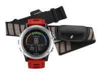 Garmin Fenix ​​3 Multisport Training GPS Watch Silver com Red Band HRM Run Bundle