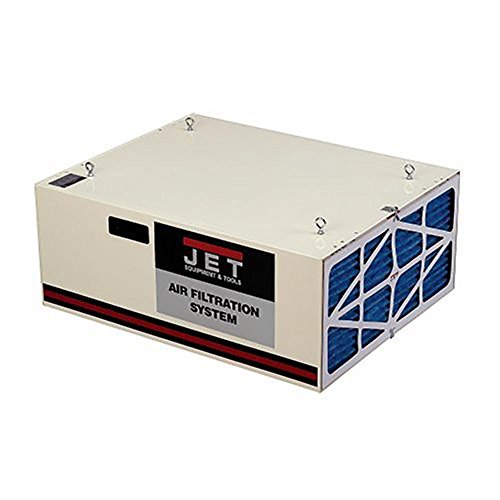 JET 708620B AFS-1000B 550/702/1044 CFM Sistema de Filtragem de Ar de 3 Velocidades com Pré-Filtro Remoto e Eletrostático