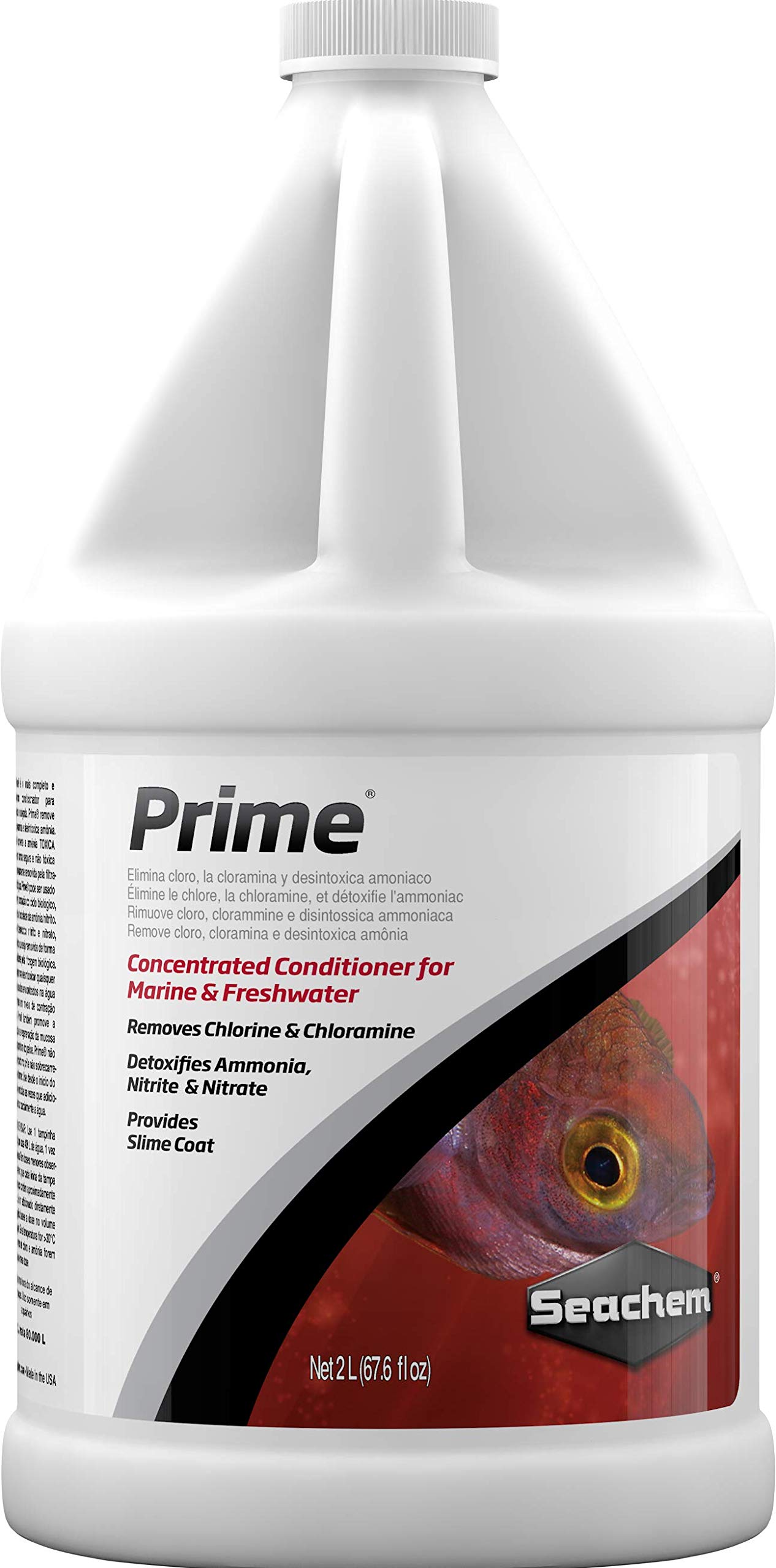 Seachem Prime Fresh and Saltwater Conditioner - Removedor Químico e Desintoxicante