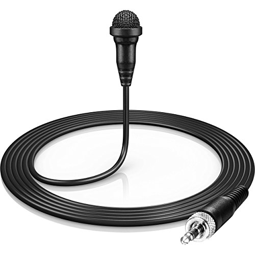 Sennheiser Pro Audio Microfone de lapela omnidirecional profissional ME 2 pequeno para uso com transmissores bodypack SK sem fio