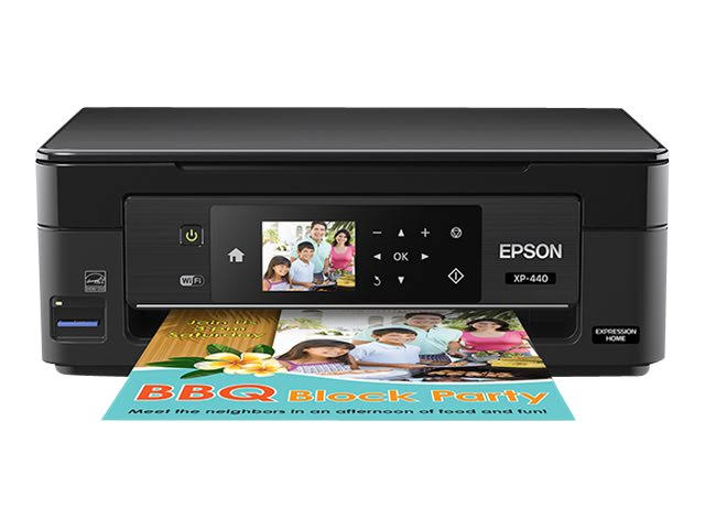 Epson Expression Home XP-440 Wireless Color Photo Printer com scanner e copiadora