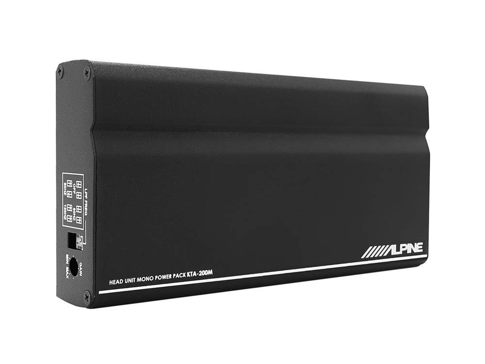 Alpine KTA-200M Mono 400-Watt DDP Power Pack Amplificador com PowerStack