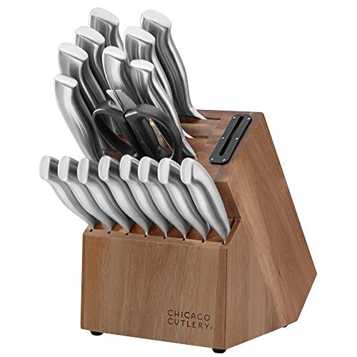 Chicago Cutlery Conjunto de facas Insignia Guided Grip 18 peças com bloco