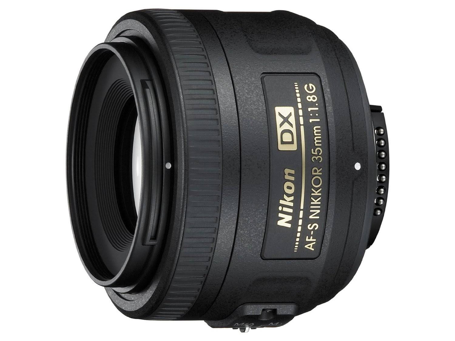 Nikon Lente AF-S DX NIKKOR 35 mm f / 1.8G com foco automático para câmeras DSLR