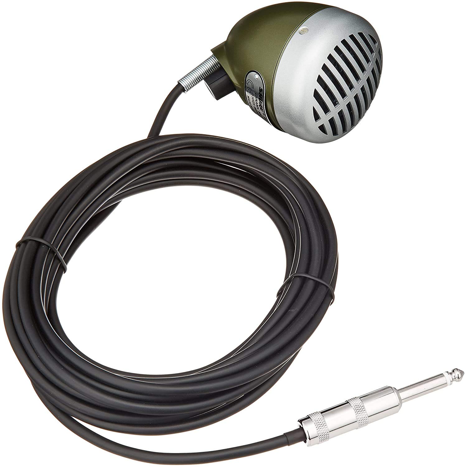 Shure Microfone gaita dinâmica 520DX Green Bullet