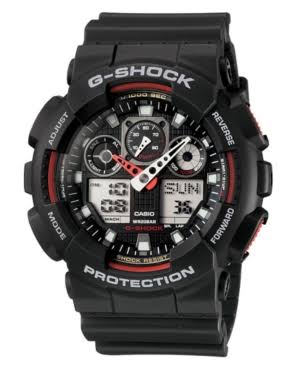 Casio Relógio esportivo masculino GA100-1A4 'G-Shock'