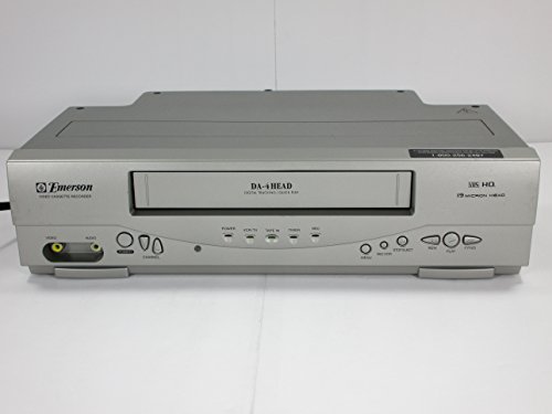 Emerson EWV404 4-Head Video Cassette Recorder com On-Screen Programming Display