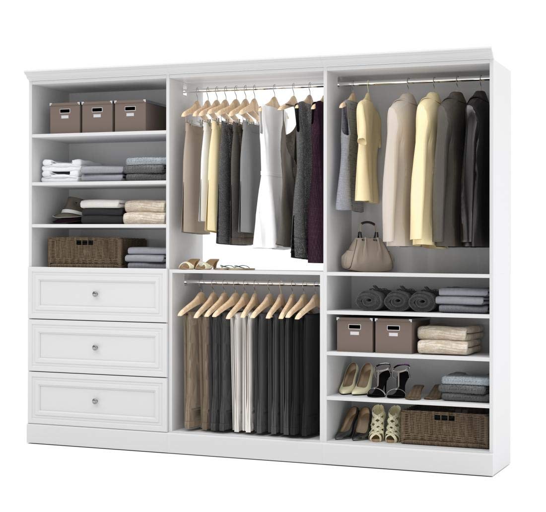 Bestar Versatile Closet Organizer System, 108-in...