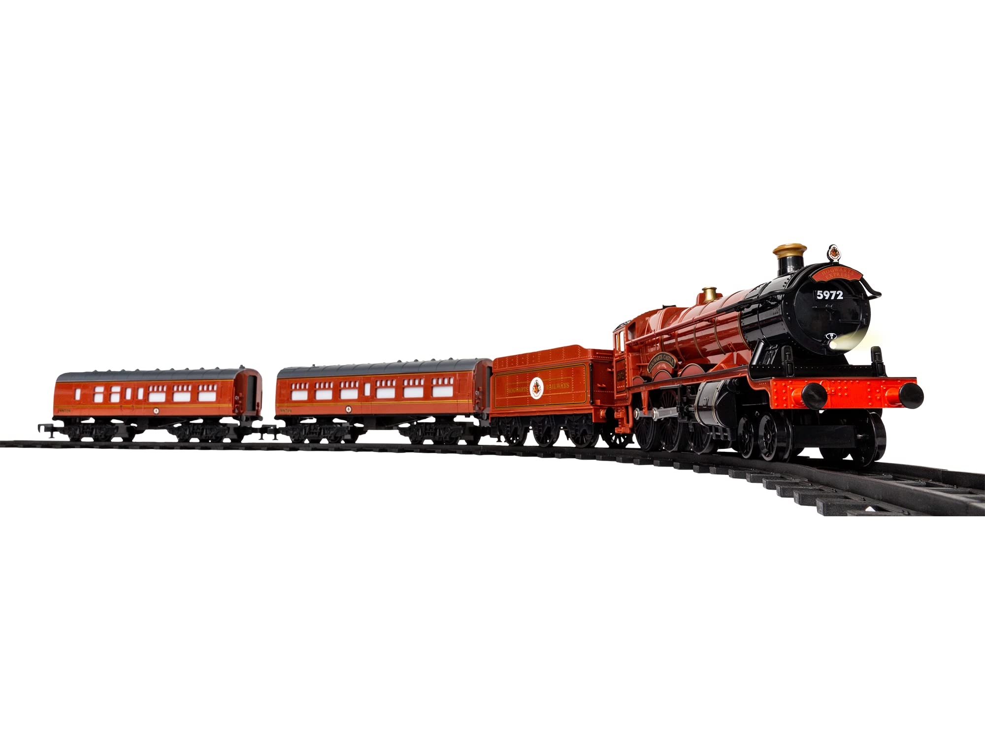 Lionel Conjunto de trem modelo Hogwarts Express movido a bateria pronto para jogar com controle remoto