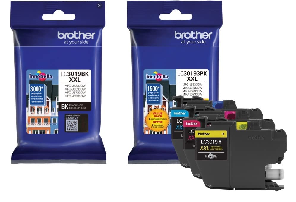 Brother Conjunto de cartuchos de tinta de alto rendimento LC3019