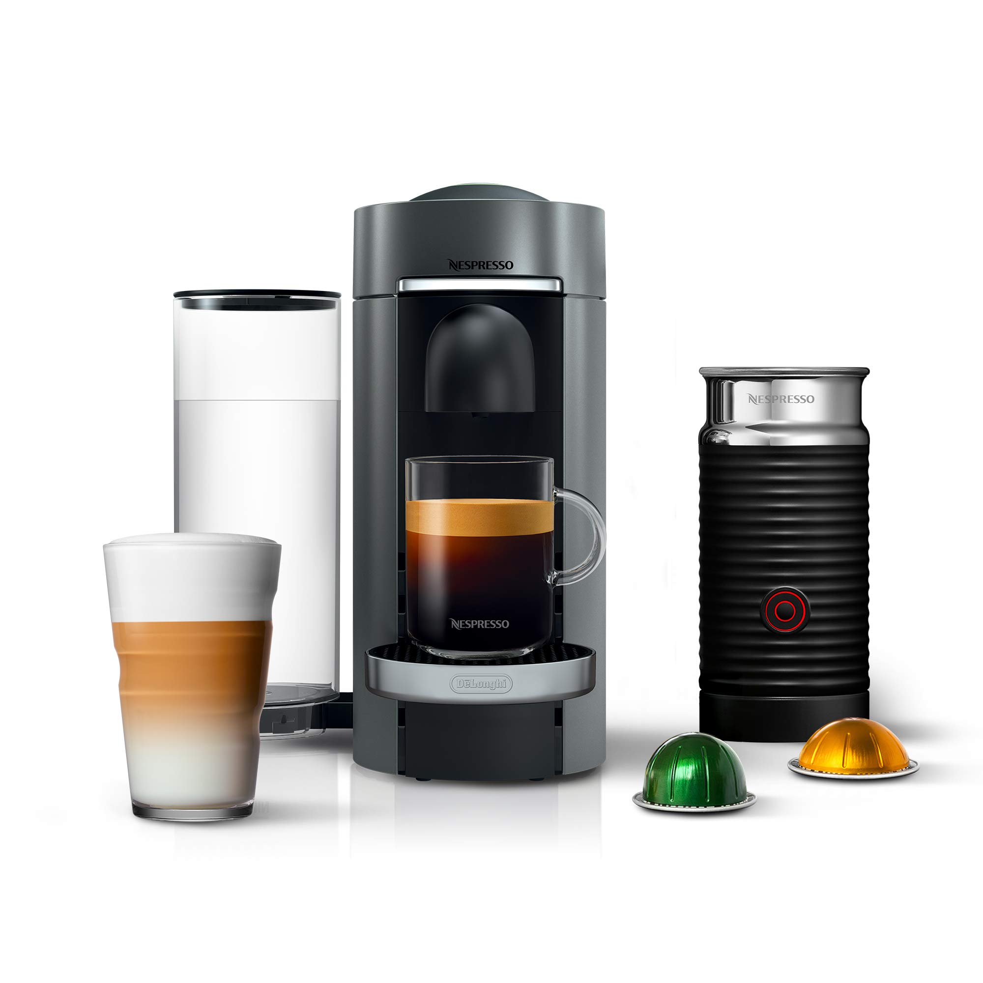 Nespresso VertuoPlus Deluxe Coffee and Espresso Machine...