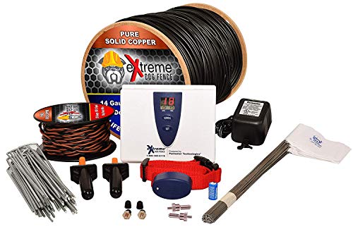  Extreme Dog Fence Cerca Elétrica Subterrânea para Cães Ultimate - Sistema de Cerca para Cães Extreme Pro para Configuração Fácil e Longevidade Máxima e Segurança Continuada e Confiável para...