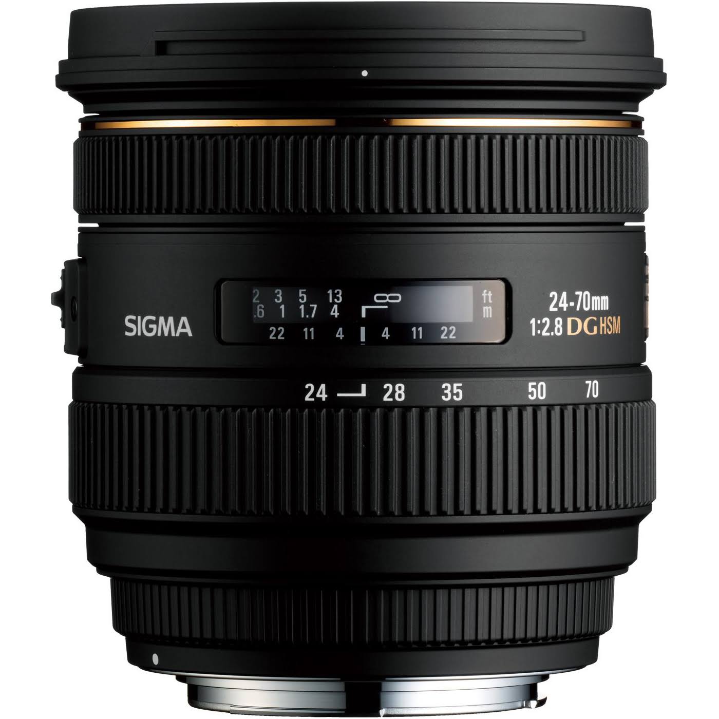 SIGMA Lente zoom padrão 24-70 mm f / 2.8 IF EX DG HSM AF para câmeras digitais SLR da Canon