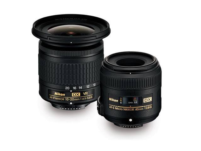 Nikon Kit de duas lentes paisagem e macro com 10-20mm f...