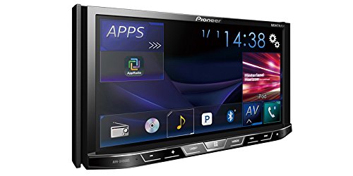 Pioneer AVH-X490BS Receptor estéreo automotivo DVD/CD/Am/FM Double Din Bluetooth In-Dash com tela WVGA de 7 polegadas/pronto para Sirius Xm