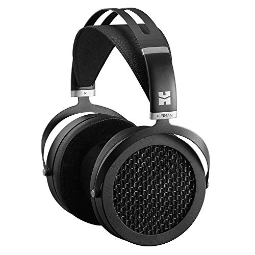 HIFIMAN Fones de ouvido com fio estéreo de alta fidelidade magnéticos over-ear SUNDARA para estúdio e audiófilos (preto)