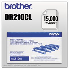 Brother Unidade de tambor Dr210cl para impressoras e impressoras digitais coloridas