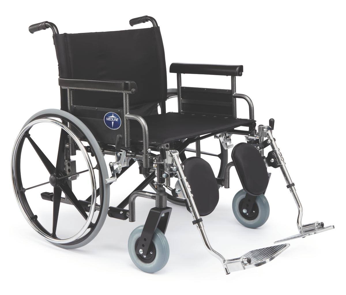 Medline MDS809650 - Cadeiras de rodas extra-largas Shuttle