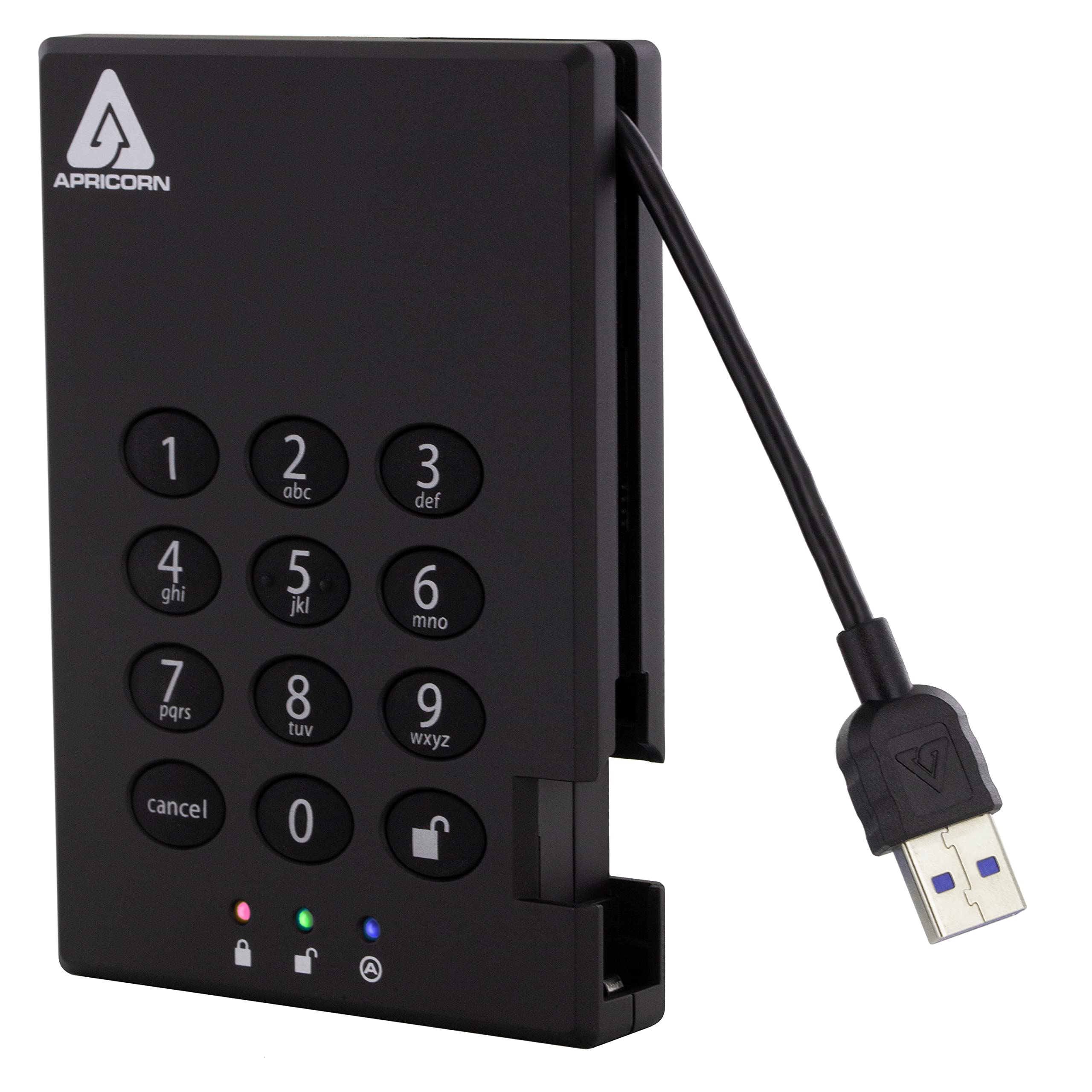 Apricorn Disco rígido externo portátil Aegis Padlock USB 3.0