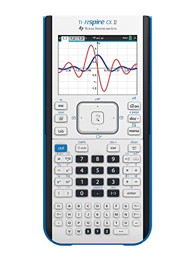 Texas Instruments Calculadora gráfica colorida TI-Nspire CX II com software de estudante (PC/Mac) - VP