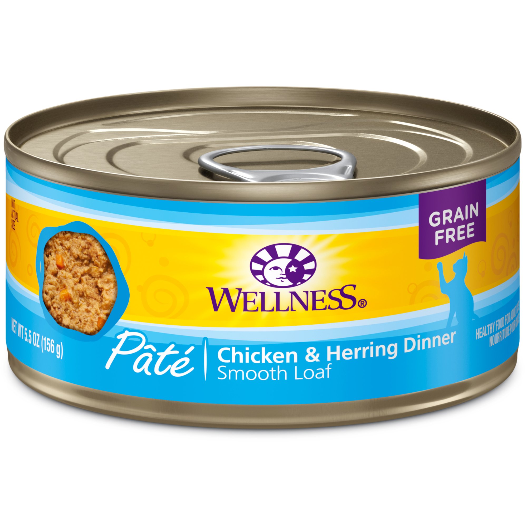 Wellness Complete Health Grain-Free Wet Canned Cat Food...