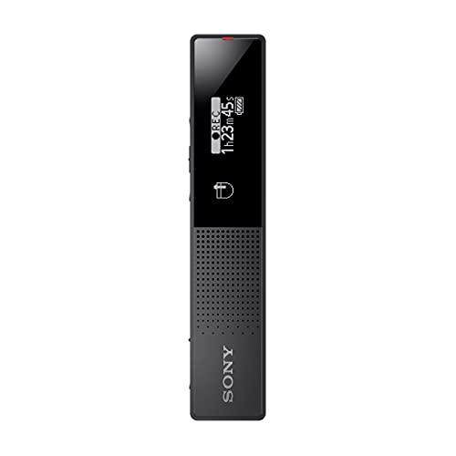 Sony Gravador de voz digital leve e ultrafino ICD-TX660 e memória interna de 16 GB