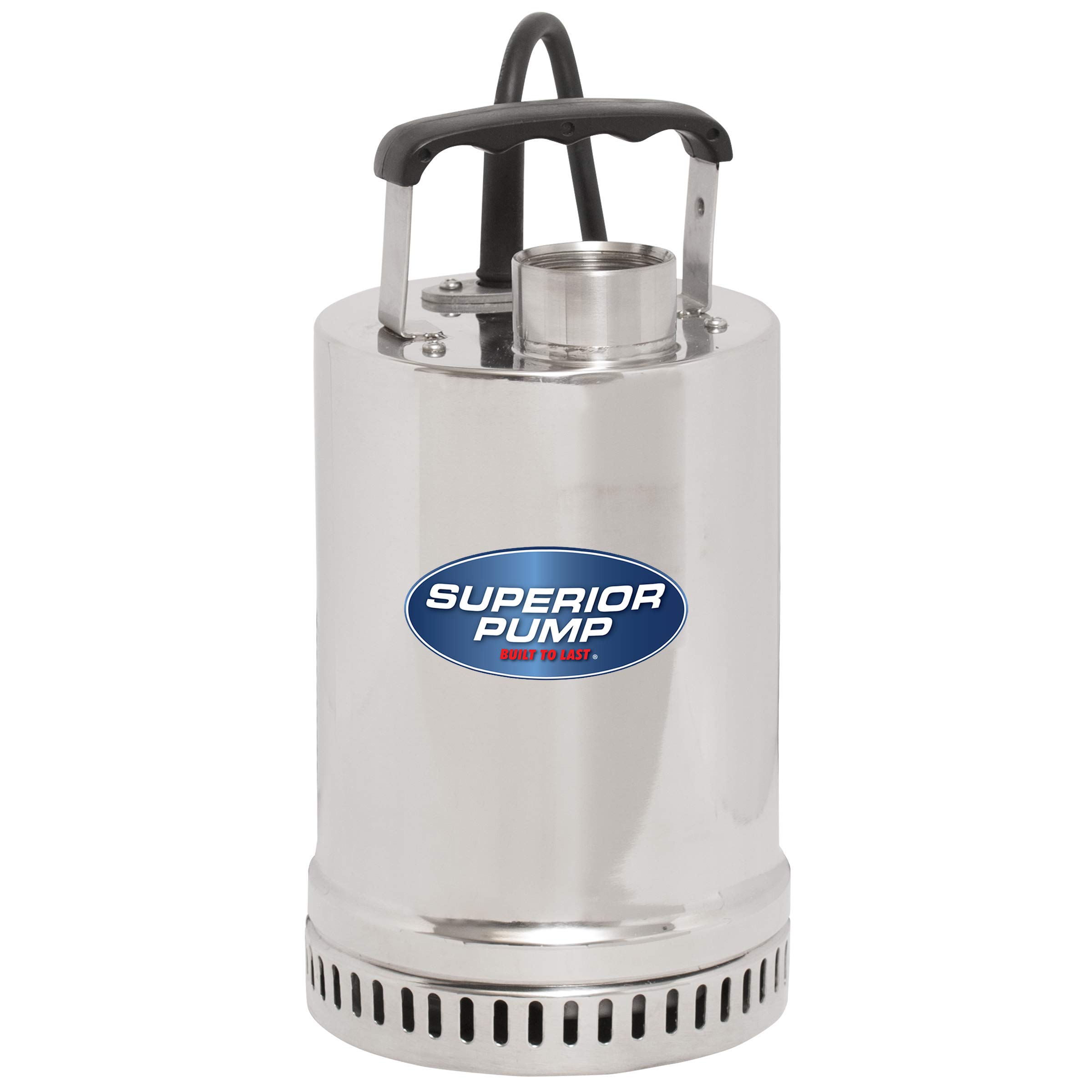 Superior Pump 91292 Bomba utilitária de aço inoxidável 1/4 HP