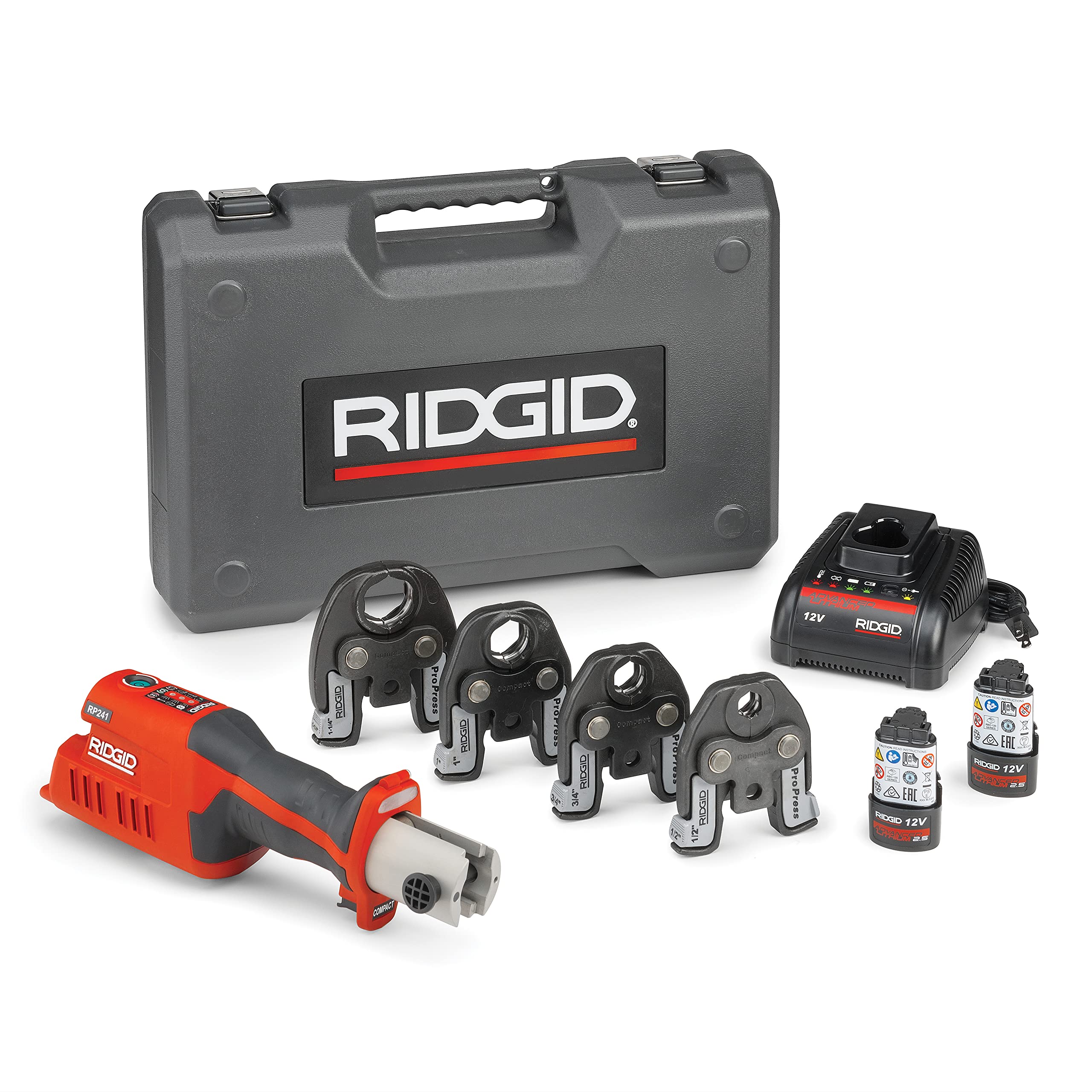 Ridgid 57363 Model RP 241 Compact Press Tool Kit...