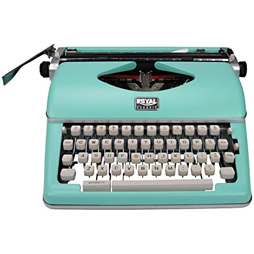 Royal Máquina de escrever manual clássica 79101t (verde hortelã)